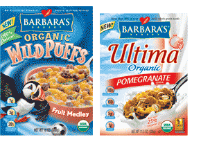 Free Sample of Barbara's Bakery Organic Cereals