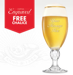 Free Stella Artois Custom Engraved Chalice Glass I Crave Freebies