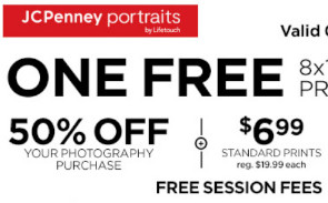 FREE 8×10″ Portrait Print at JCPenney