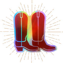FREE Amarillo Boot Sticker