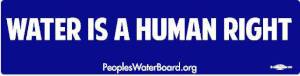 FREE Water Is a Human Right Sticker