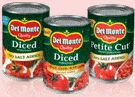 Del Monte No Salt Added Diced Tomatoes