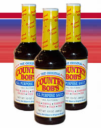 Free Bottle of Country Bob's All Purpose Sauce