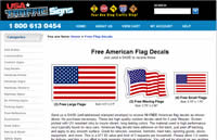 Free American Flag Decals