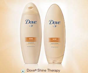 Free Sample of Dove Shine Therapy