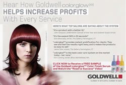 Free Sample of Goldwell Colorglow Color Finish Serum