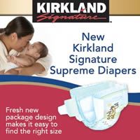 Free Sample of Kirkland Signature™ Supreme Diapers