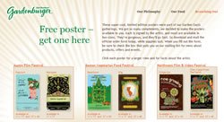 Free Posters from Gardenburger