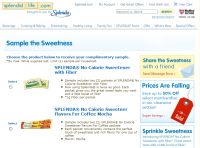 Free Samples of SPLENDA® No Calorie Sweetener