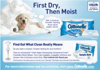Free Sample of Cottonelle Tissue and Wipes