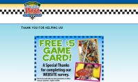 $5 Game Card for Americas Incredible Pizza Company