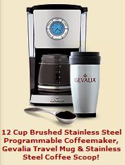 Free Coffeemaker and Coffee Scoop