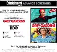 Free Screening Tickets for HBO's Grey Garden