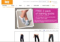 Free 2-Pack of Training Socks at Lucy Stores