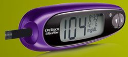 Free OneTouch UltraMini Blood Glucose Meter