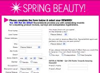 Free Spring Beauty Package