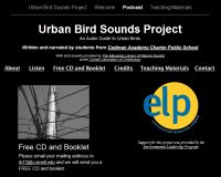 Free Urban Bird Sounds CD and a Booklet