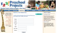 Free 1-2-3 Preschool Projects Sample Pack