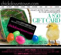 Free $50 Gift Card at Chickdowntown