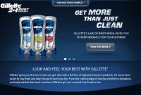 Free Sample of Gillette Shampoo or Body Wash