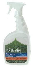 Full 32Oz. Bottle of Seventh Generation Free & Clear All Purpose Cleaner
