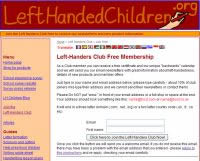 Left-Handers Club Free Membership