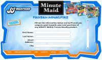 Free MINUTE MAID Frozen Novelty Coupon
