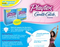 Free Sample of Playtex Gentle Glide Tampons