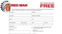 Free Pouch of Red Man Silver Blend