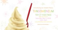 Free Tangomonium Frozen Yogurt. Today Only!!