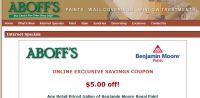 Aboff's $5 Off Coupon