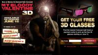 Free My Bloody Valentine 3D Glasses