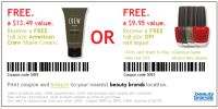 Free Shave Cream and OPI Nail Laquer