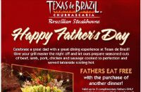 Fathers Eat Free at Texas de Brazil