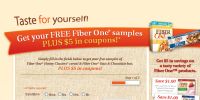 Free Fiber One Sample Plus $5 in Coupons