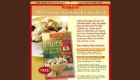 Free Sun-Maid Fruit & Sunshine Recipe Booklet