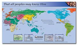 Free World Region Map from IMB Resources
