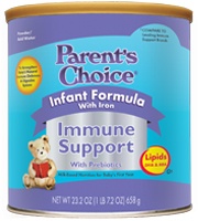 Free Parent's Choice® Immune Support Baby Formula Sample