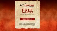 Free Appetizer at LongHorn Steakhouse - Coupon