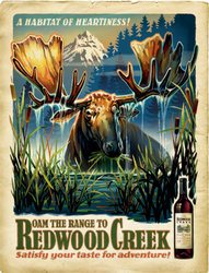 Free Redwood Creek Moose Poster