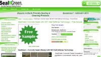 Free Sample of SealGreen Concrete Sealer with SDT
