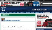 Free Vancouver Canucks Fan Pack