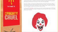 Free Evil Ronald McDonald Mask