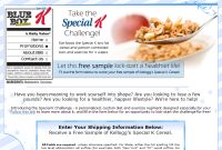 Free Sample of Kellogg's Special K Cereal