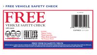 Free Vehicle Saftey Check - Coupon