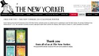 Free New Yorker 2010 Calendar Poster
