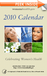 Free 2010 WomensHealth.gov Calendar