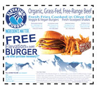 Free Elevation Burger
