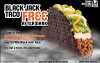 Free Black Jack Taco at Taco Bell