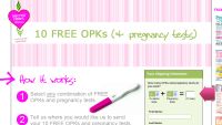 10 Free Pregnancy Test Sticks or Ovulation Test Sticks